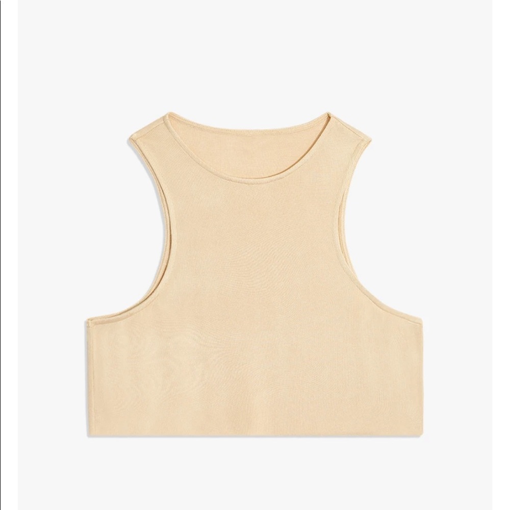 Weworewhat cropped ribbed tank